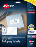 Shipping Labels, Sure Feed and Easy Peel Technology, Glossy White Labels, 2" x 4", Permanent Adhesive, Laser/Inkjet