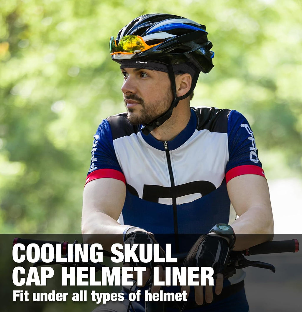 Cooling Skull Cap Breathable Sweat-Wicking Under Helmet | Lightweight, Quick-Dry, Snug Fit, No Slipping for Men Women
