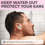 PQ Wax Ear Plugs for Sleeping, Silicone, Pink, 15 Count