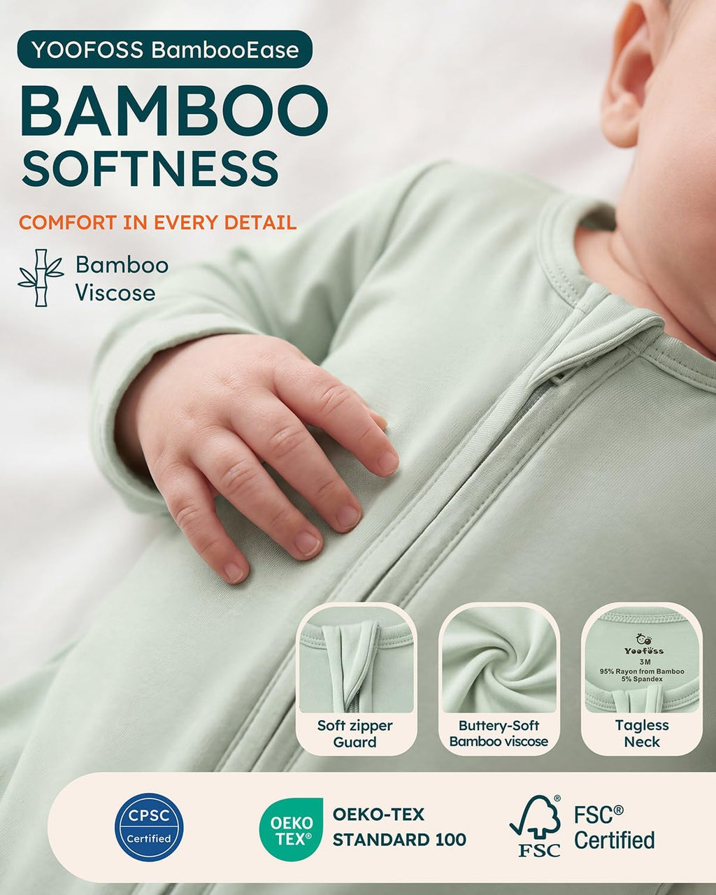 Viscose Bamboo Baby Pajamas Newborn Sleepers For Boy Girl Clothes