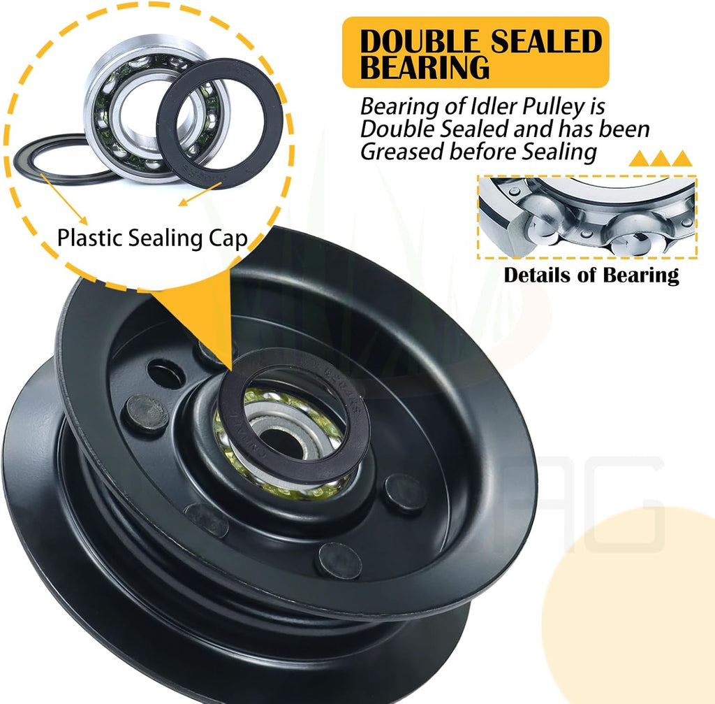 132-9420 Idler Pulley for Toro Timecutter SS5000 50in Riding Mowers