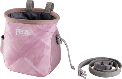 Petzl SAKA Climbing Chalk Bag | Ergonomic Chalk Pouch for Gym, Sport, & Trad Climbing