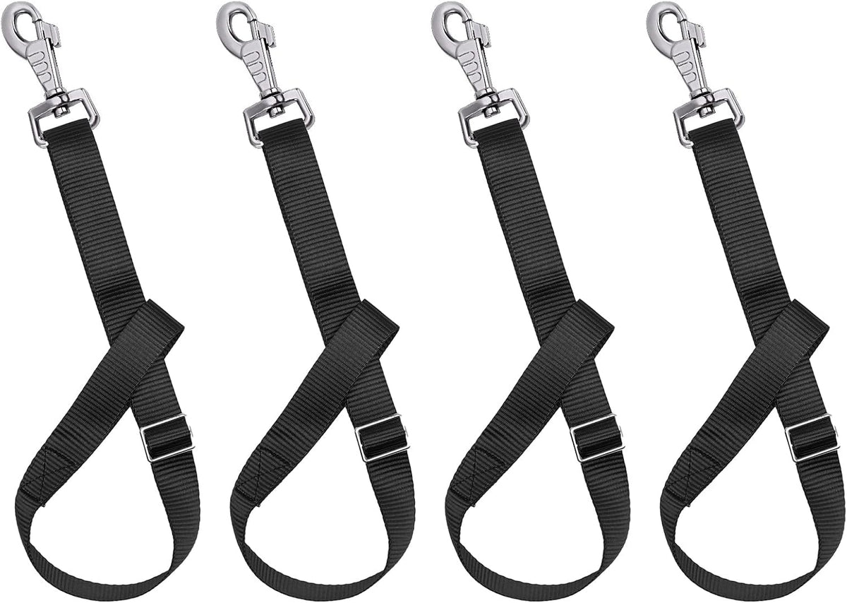 Horse Bucket Strap Hangers,Horse Suppliers Adjustable Nylon Straps up to 700 lbs for Hay Nets, Water