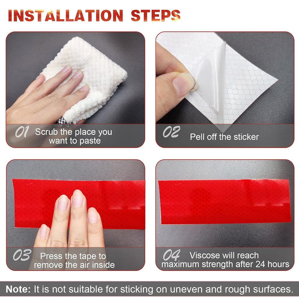 Reflective Tape, Waterproof Self Adhesive Dot Safety Reflector