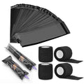 100pcs Tattoo Pen Covers, Sealable Pen Sleeves, with 4pcs Tattoo Grip Wraps Self-Adhesiive Tapes, Extral Large