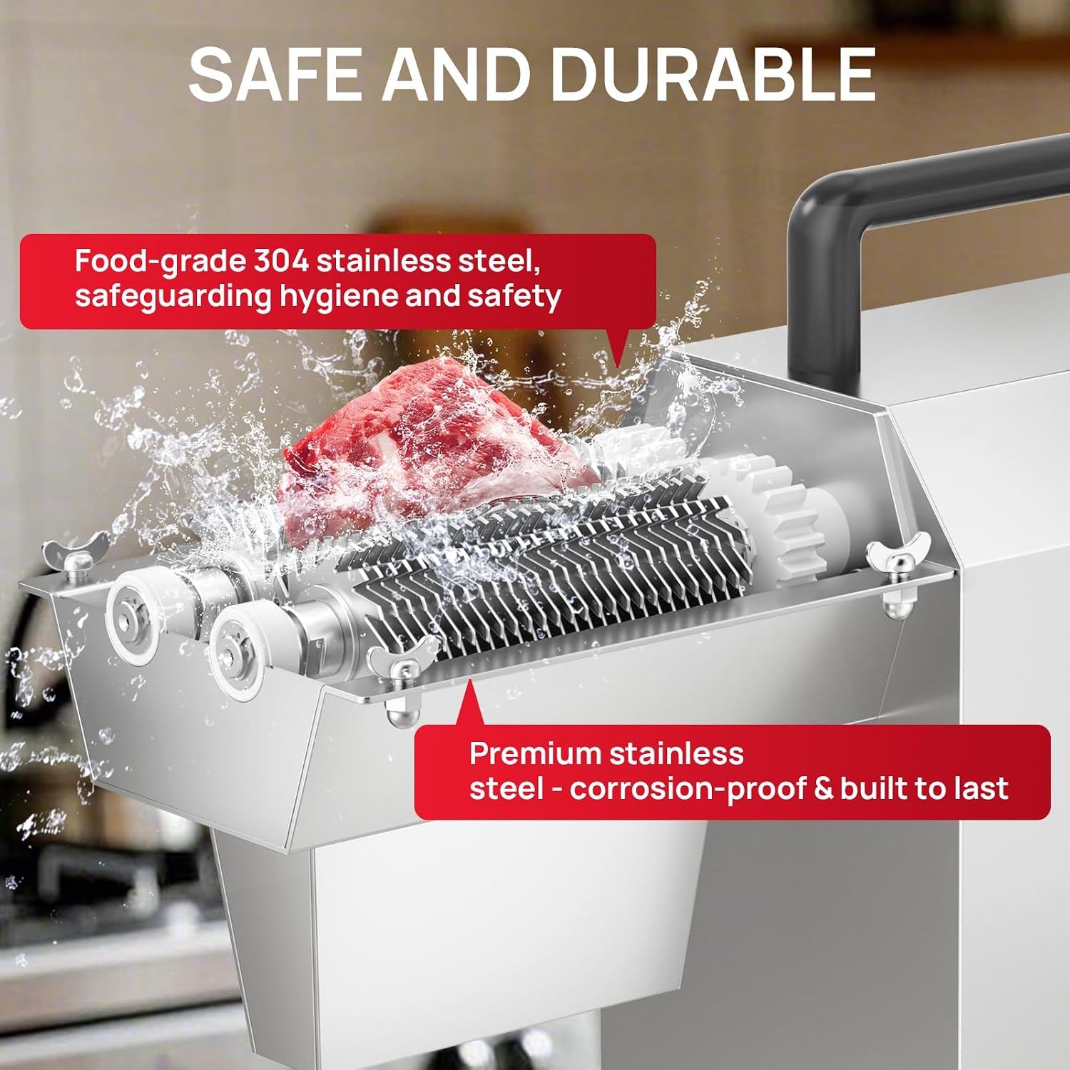 Commercial Meat Tenderizer, 450W Electric Meat Tenderizer