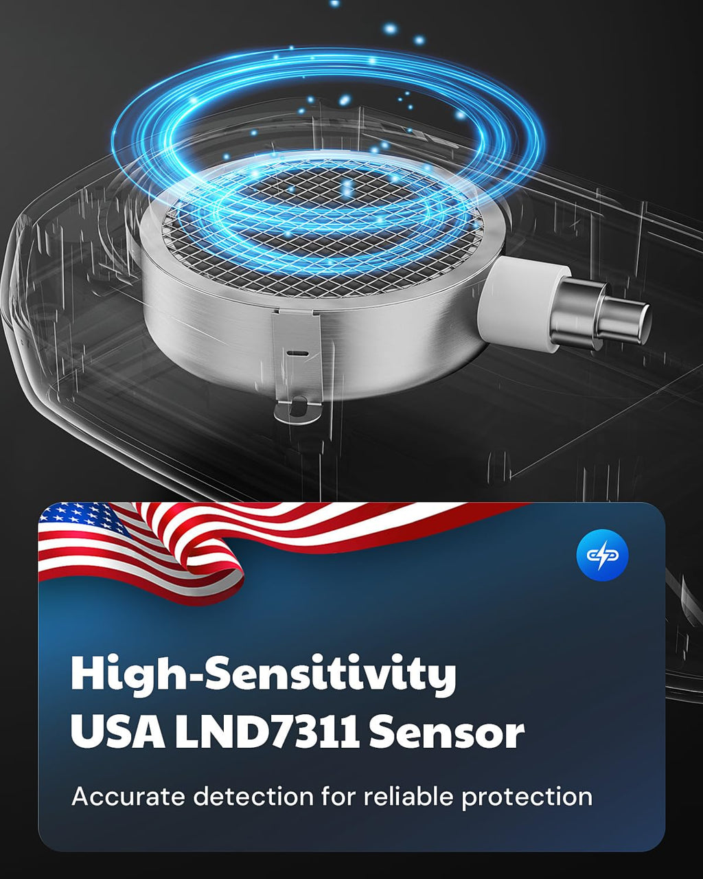 Radar-9989 Geiger Counter with USA LND7311 Sensor, High-Precision Nuclear Radiation Detector for Alpha Beta Gamma