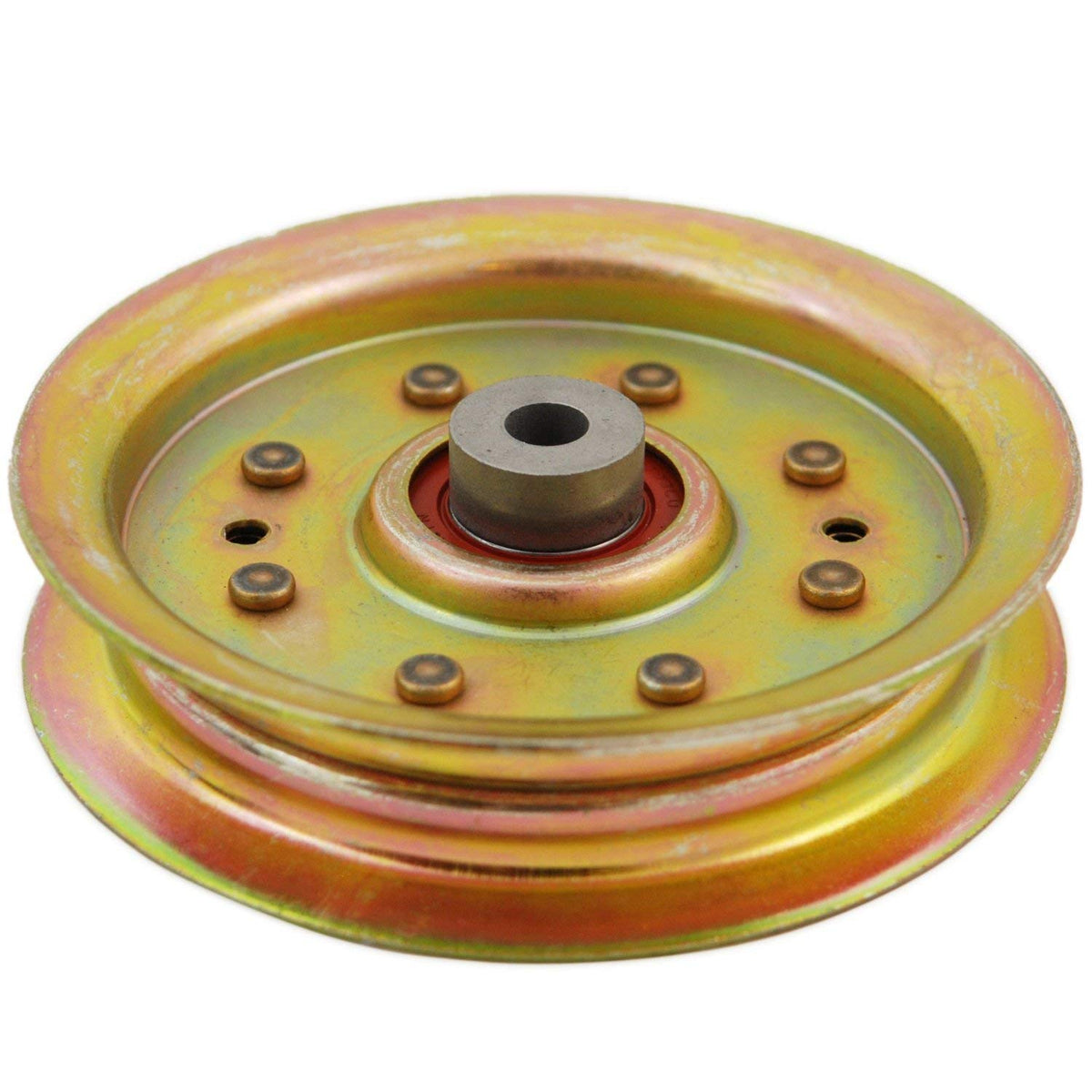 Heavy-Duty Flat Idler Pulley Compatible with Cub Cadet 956-04129 956-04129C 756-04129B 756-04129C MTD 753-08171 756-04129B 756-04129C 956-04129 956-04129C Fits 38" 42" 46" 54" Decks