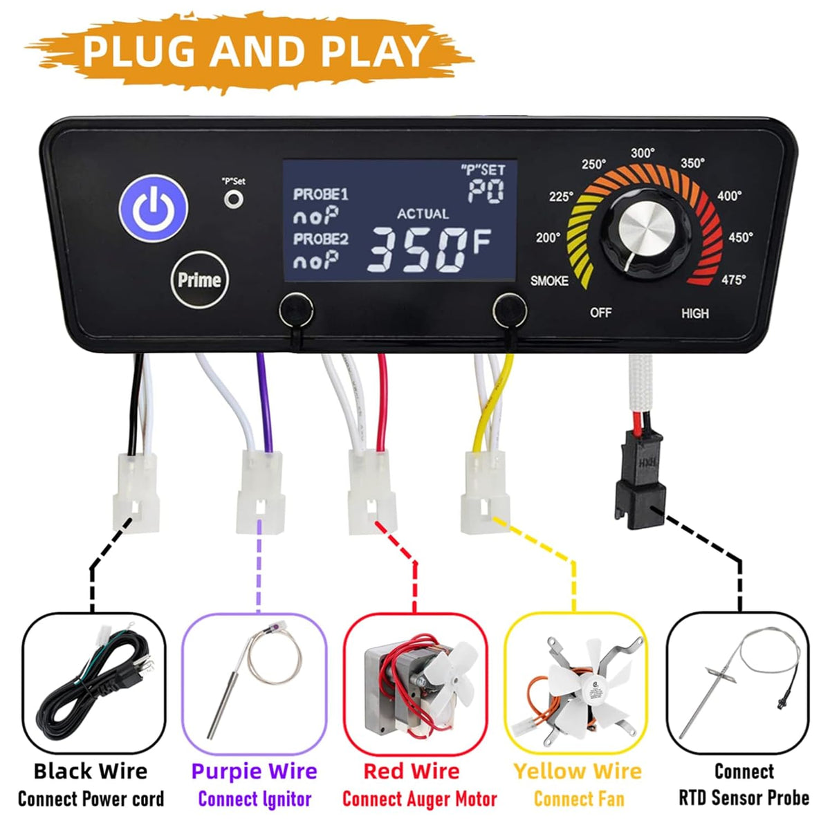 Digital Control Board Replacement Parts for Pit Boss Pellet Grill Smokers