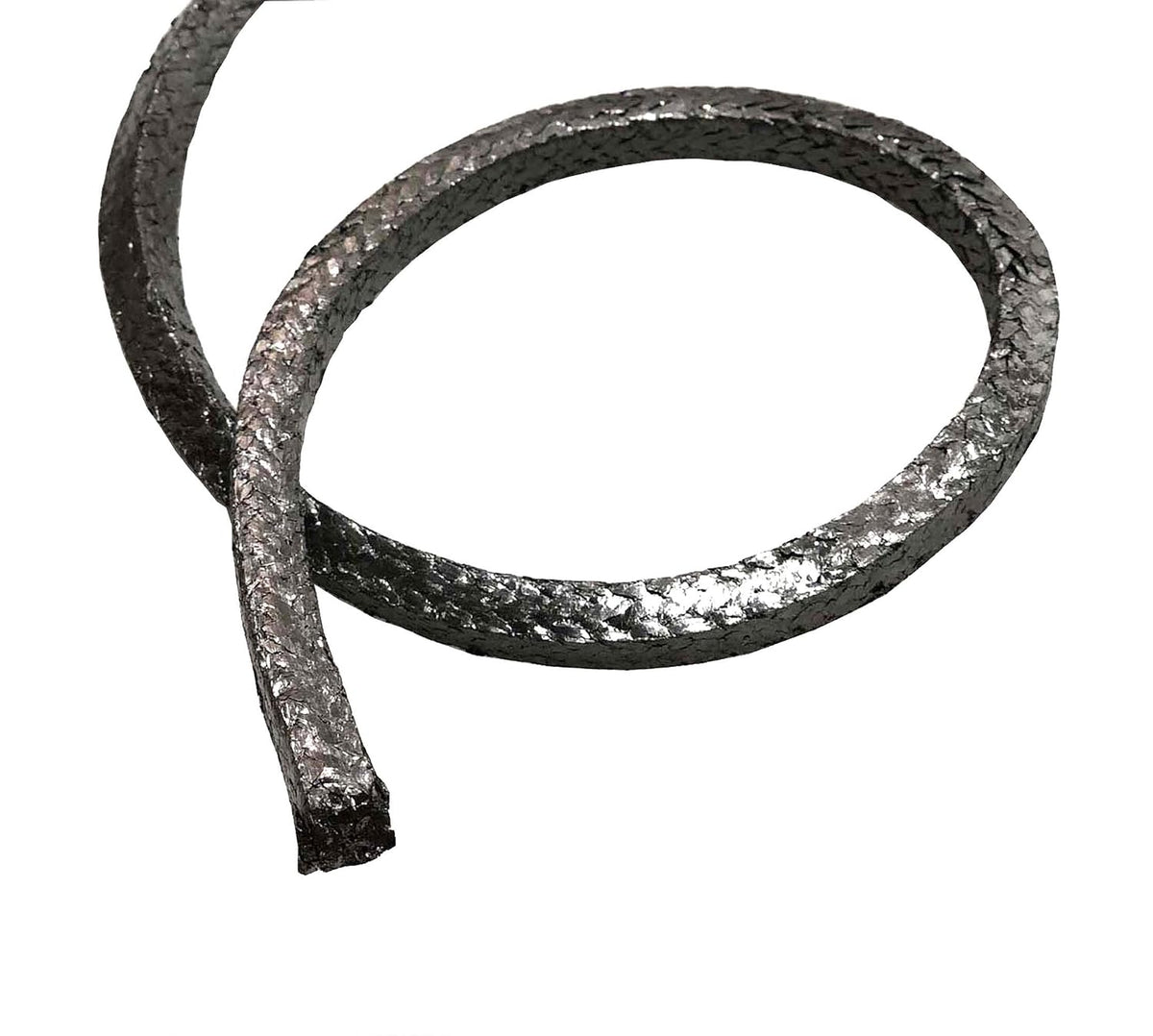 Style 1000 - Flexible Graphite Braided Compression Packing for Pump Valve or Mechanical Seal, 1/2" x 1/2", 8 feet