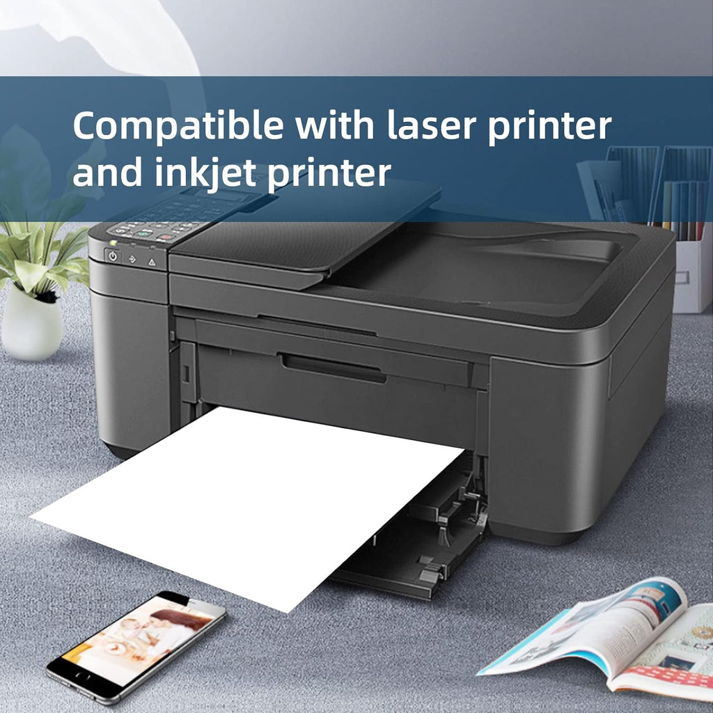 100 Sheets 600 Pcs 3-1/3 x 4 6 Up Shipping Address Labels for Laser & Inkjet Printers, 3-1/3" x 4" 6 per Sheet