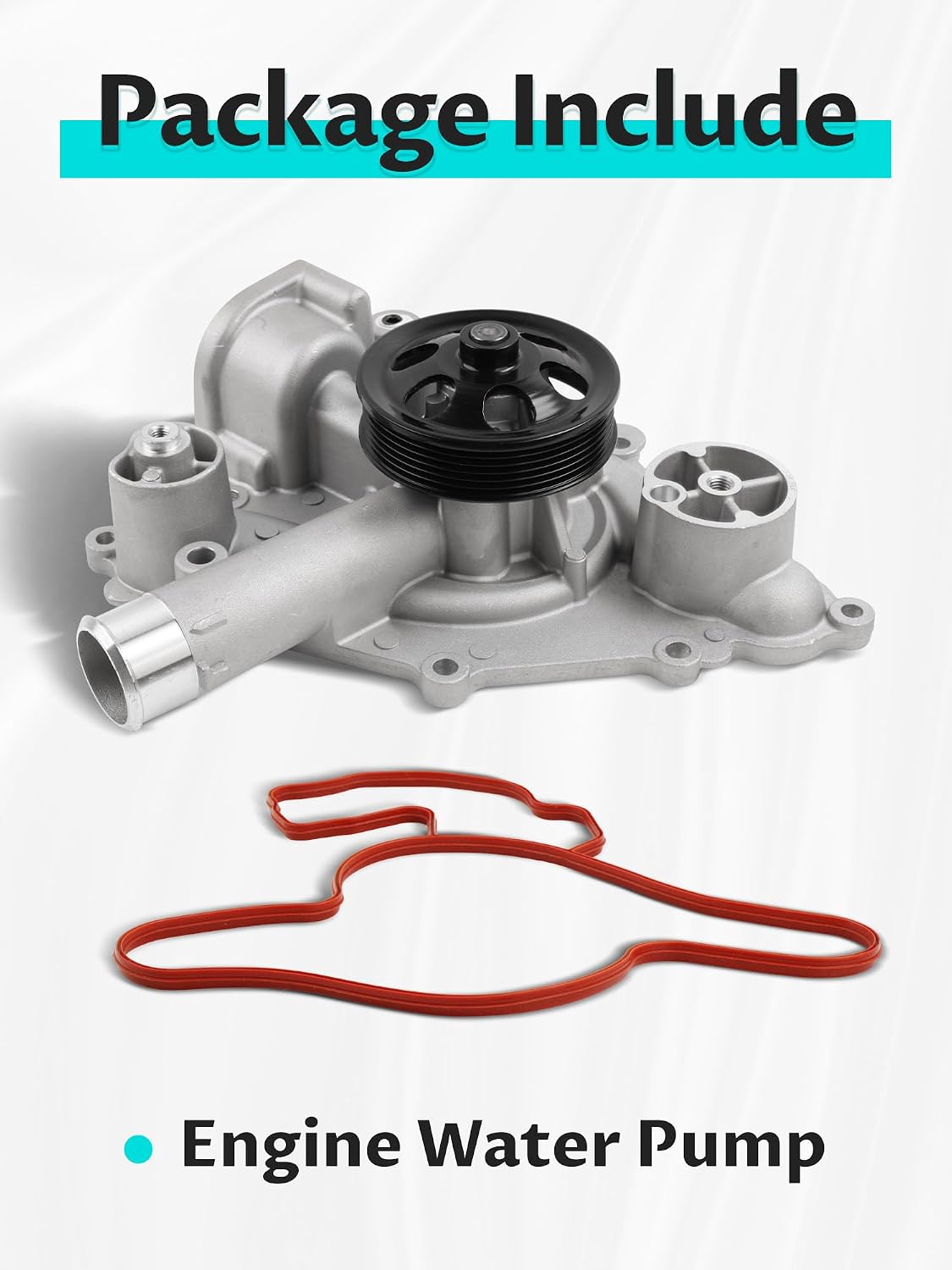 AW6653 Water Pump For Challenger, Charger, Durango, Grand Cherokee, 7L/6.4L