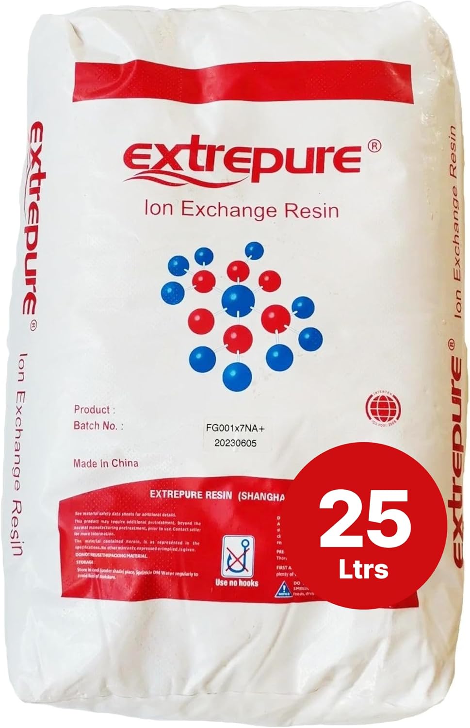 Water Softener Resin Replacement 1 Cu Ft (25L), Cation Beads