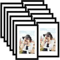 11x17 Picture Frame Set of 12, Modern Gallery Wall Frames, Black