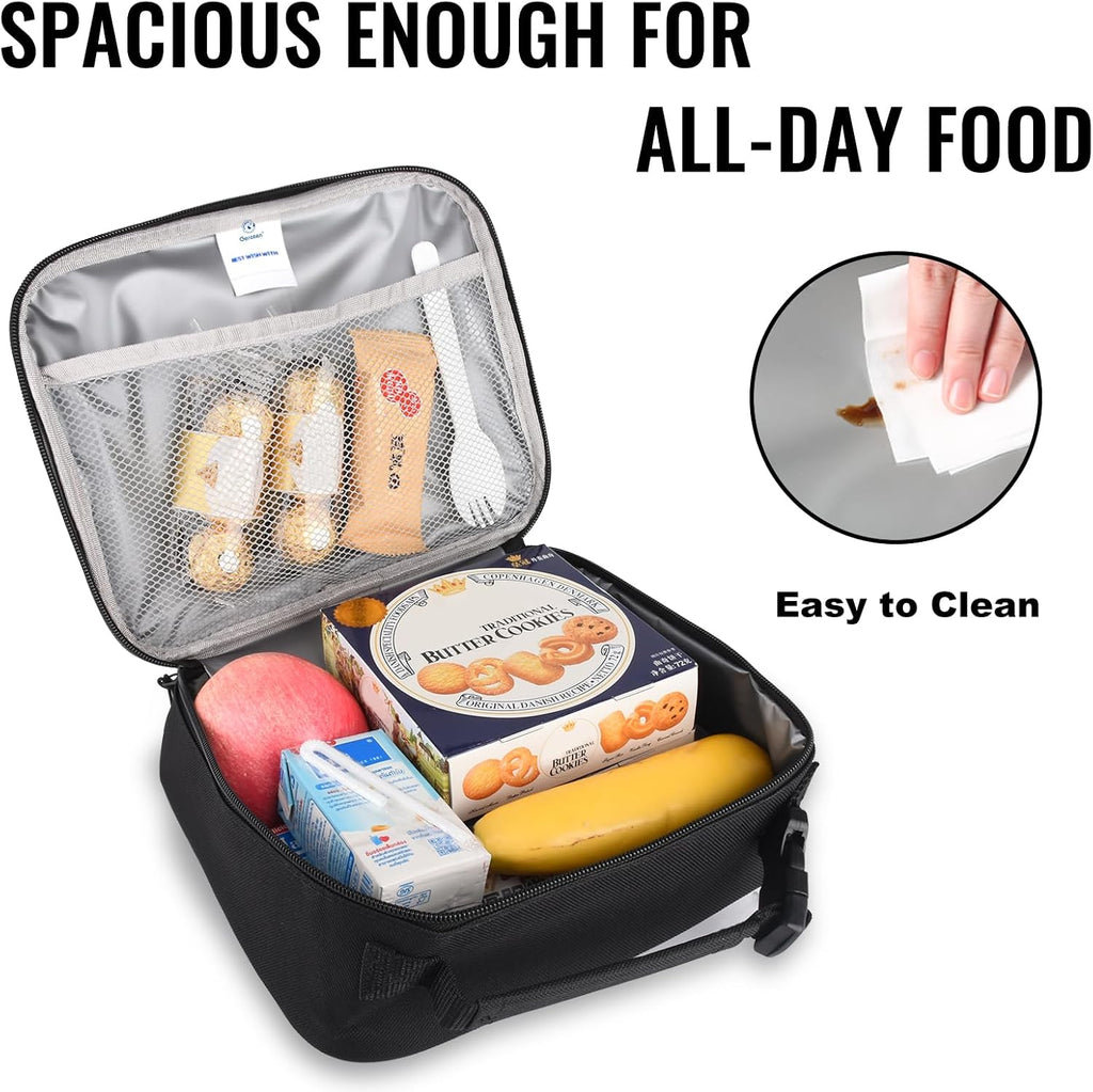Lunch Box Kids, Insulated Lunch Bag Kids Boys Girls Back to School, Soft Lunch Box for Men Reusable Lunchbox for