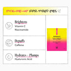 Vitamin C Bright Eyes Hydro Gel Under Eye Patches, 5 Pairs