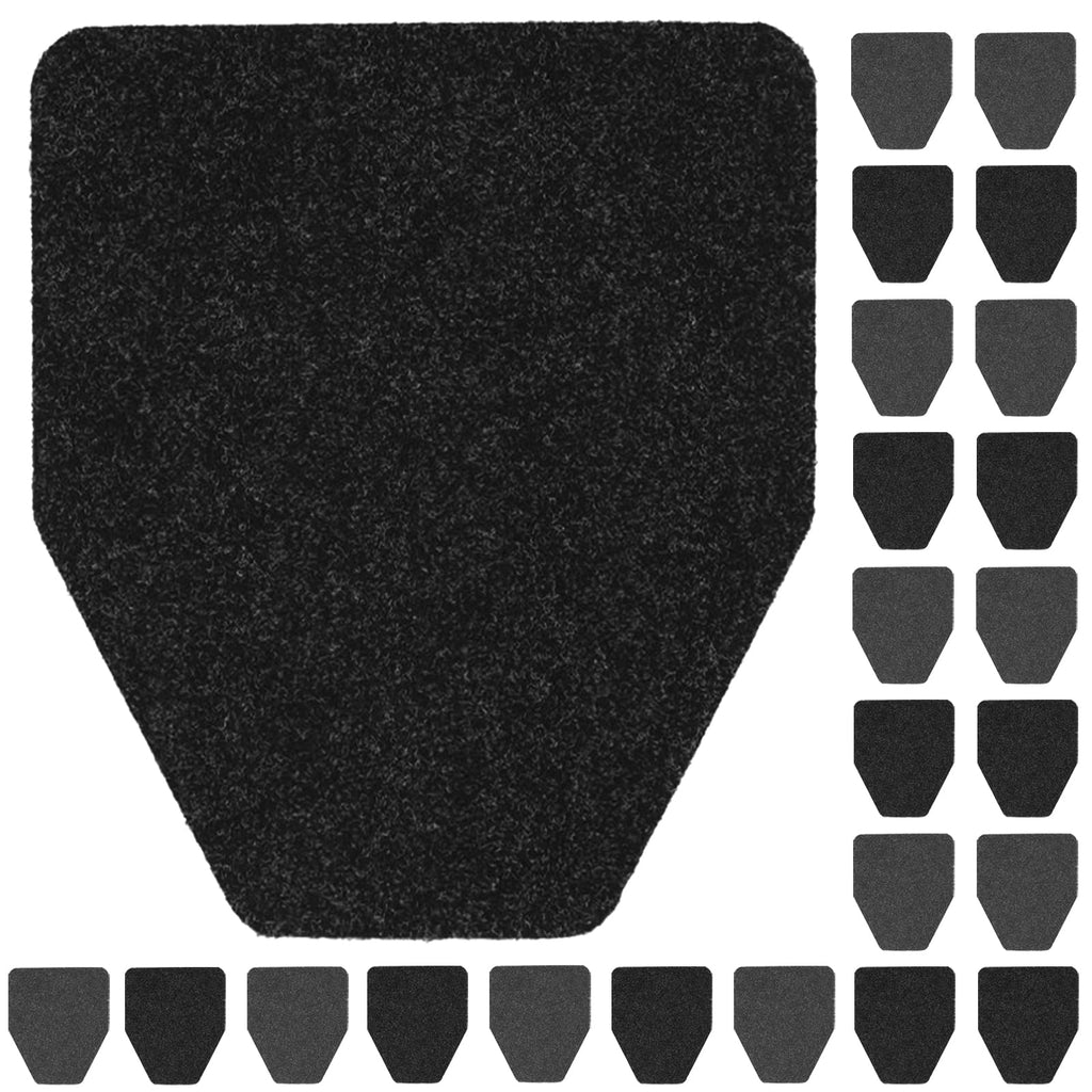 Urinal Mat,24 Pack Non-Slip Absorbent Urinal Floor Pad for Restroom