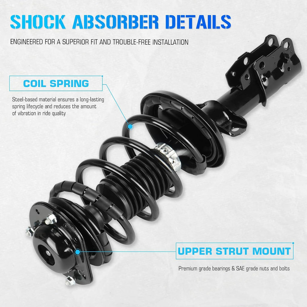 Front Struts Shocks for 2005-2010 Chevrolet Cobalt / 2006-2011 Chevy HHR