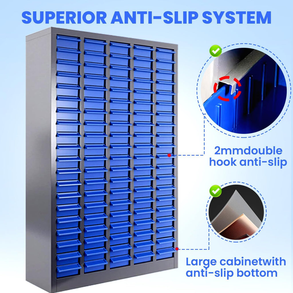100 Drawer Parts Cabinet, Bolt, nut, and Tool Parts Cabinet