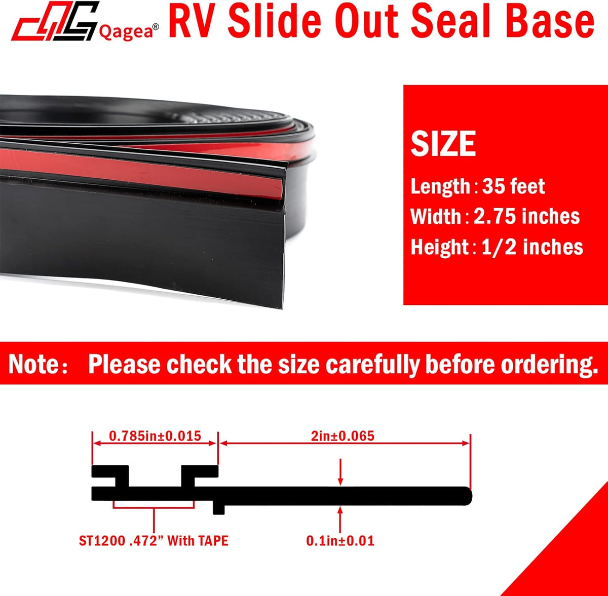 RV Slide Out Seal Base & D-Seal Wiper | 018-312-EKD & 018-341 EK