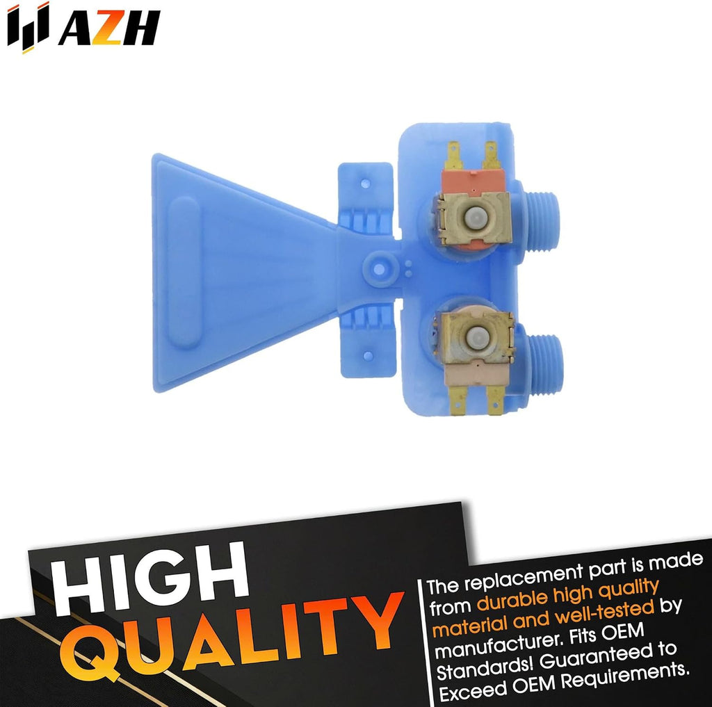 Water Inlet Valve Replacement For General Electric GTW490ACJ3WW GTW490ACJ4WS GTW490ACJ4WW GTW490ACJ5WS GTW490ACJ5WW GTW500ASN0WS GTW525ACP0WB Washer