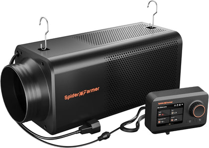 6" Inline Fan & Carbon Filter Combo with GGS Controller | Inline Fan with Carbon Filter 2 in 1, 345 CFM, 4000RPM Air