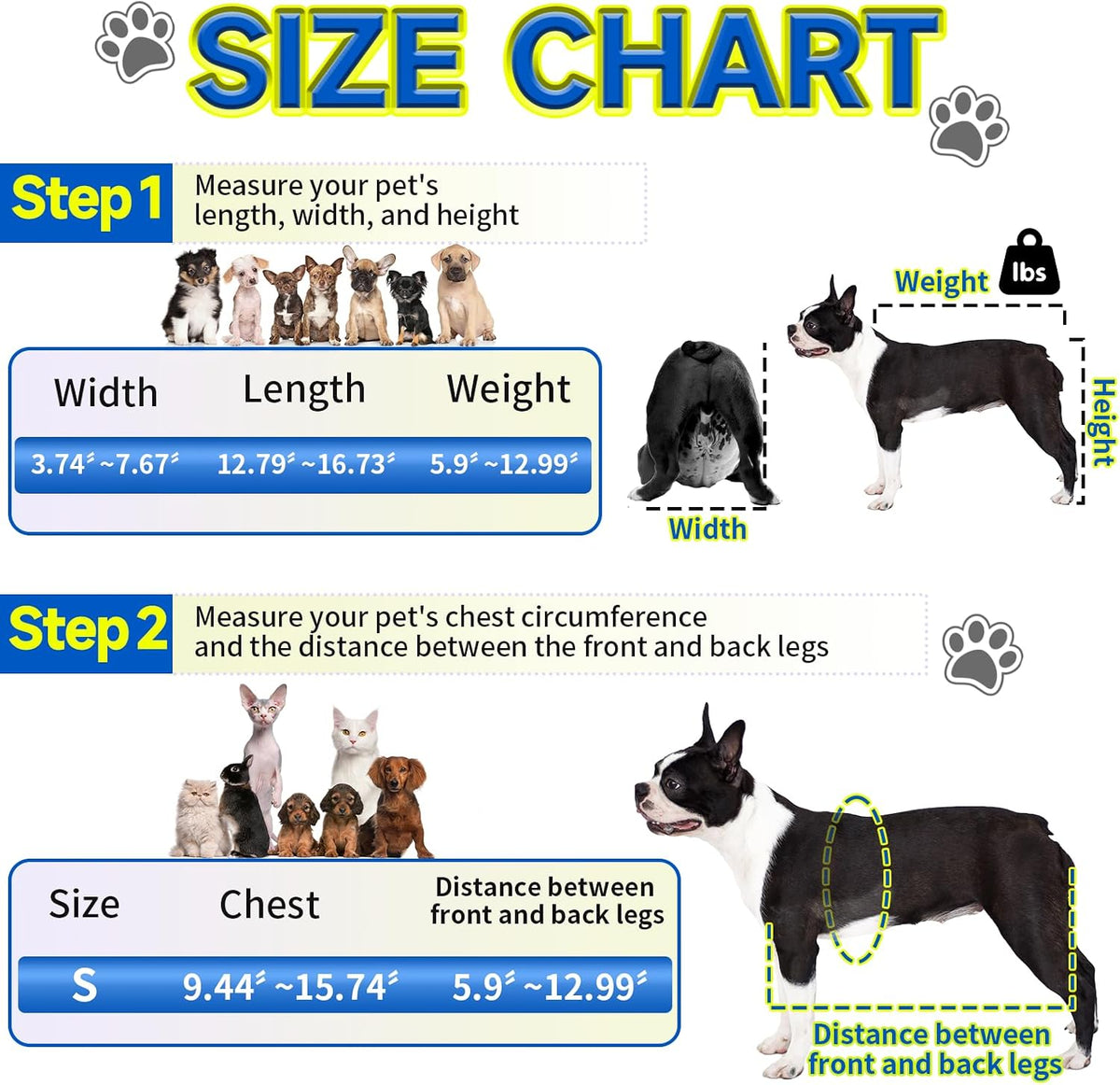 pet Wheelchair for Back Legs,Suitable for Back Legs,Cart Doggy Wheelchair for Disabled Legs Walking Mobility,Cat/Dog