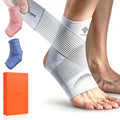Ultra-Thin Ankle Brace for Women Men, Breathable Compression Ankle Support for Sprained Ankle, Achilles Tendonitis &
