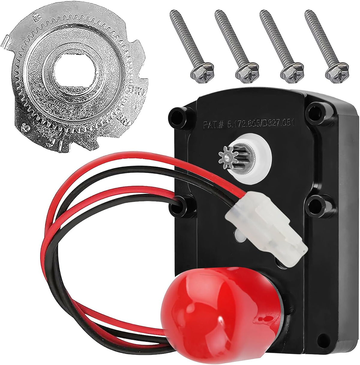 7384691 7286039 Water Softener Motor and Cam Gears Kit for High Flow 1" Systems, Replaces 7281291, 7234731, 7228900, 7223015, 7228544, 7252381, 7250622, WS26X10021, WS26X21821, OEM with Screws