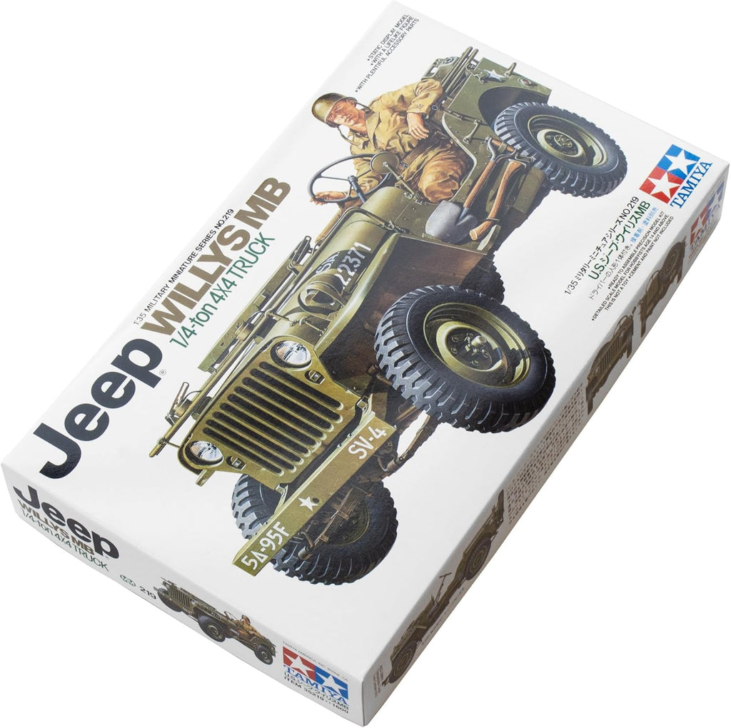 Jeep Willys 1/4 Ton 4X4 Hobby Model Kit for ages 168 months to 1200 months