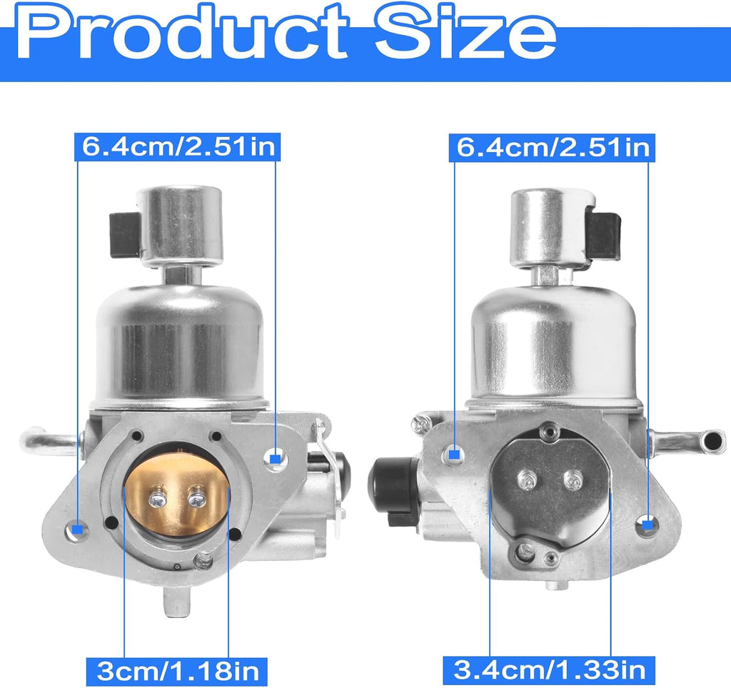 KT725 Carburetor Fits for Kohler 7000 Series Engines 22HP 23HP 24HP 25HP 26HP KT725 KT730 KT735 KT740 KT745, Replaces 1685319-S Carb with Gaskets