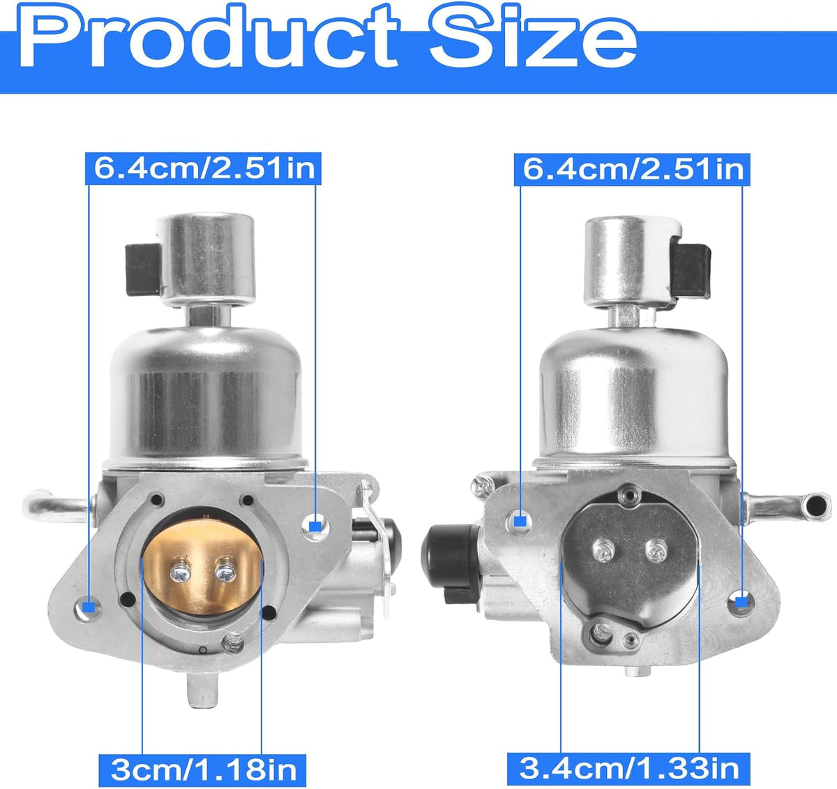 KT725 Carburetor Fits for Kohler 7000 Series Engines 22HP 23HP 24HP 25HP 26HP KT725 KT730 KT735 KT740 KT745, Replaces 1685319-S Carb with Gaskets