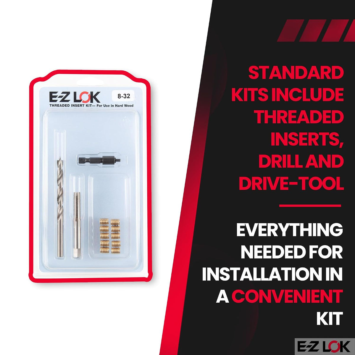 E-Z LOK Thread Repair Kit, 8-32