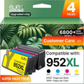 Compatible with HP 952XL Ink Cartridges Combo Pack, Black Color 4 Pack
