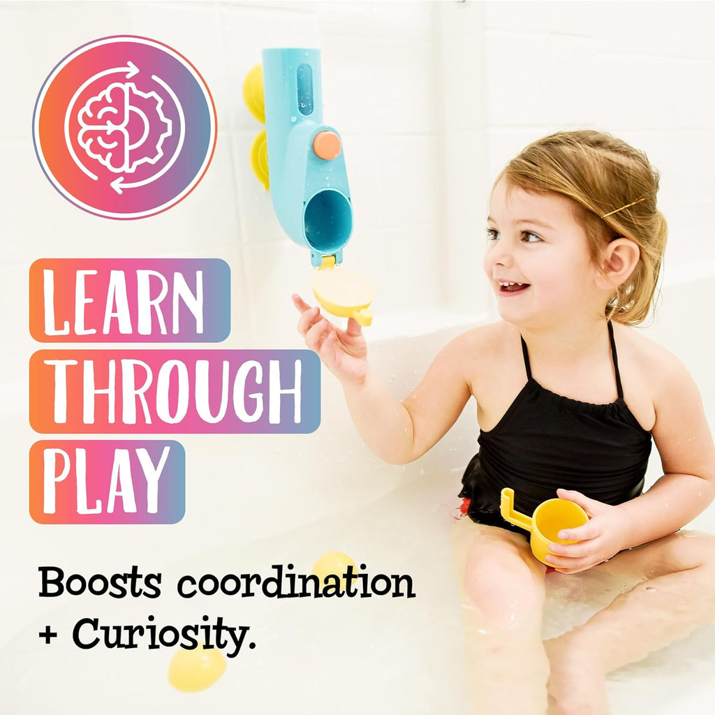 Fill N' Splash Submarine Bath Toy - Bath Toys for Toddlers 1-3 - 4 - 5 Years Old Bath Tub Toys for Boys & Girls