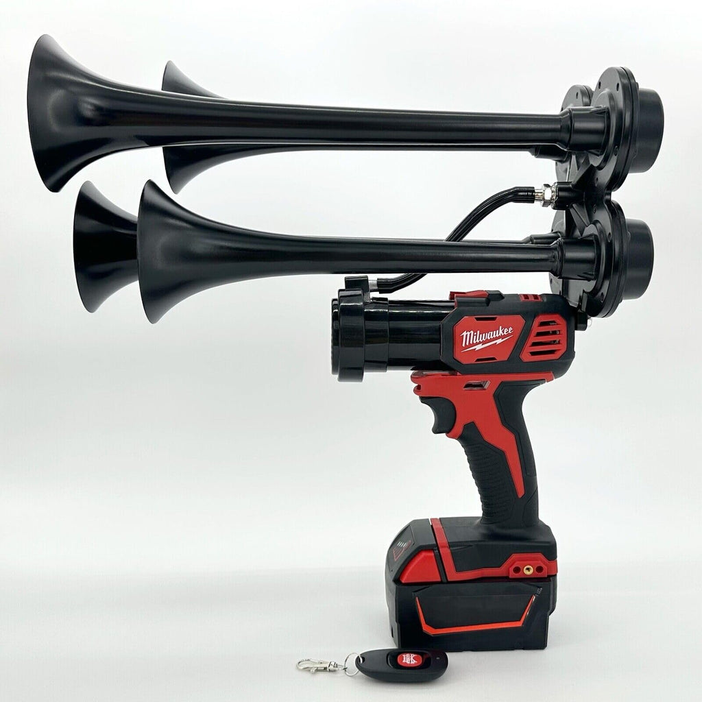 Replacement for Milwaukee Imp act Dr ill M18 Train Horn + Wireless Remote Control