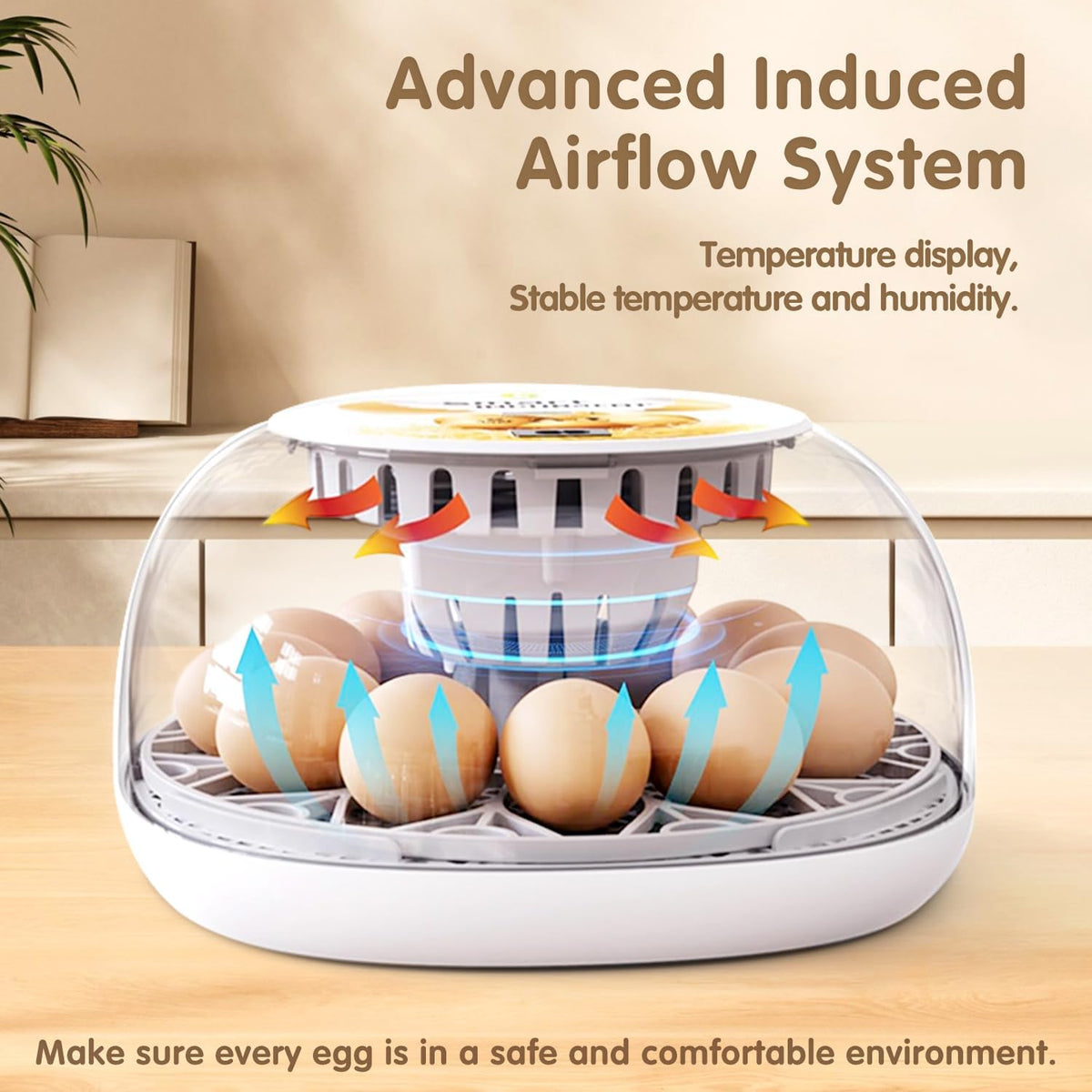 Egg Incubators for Hatching Eggs Chicken Eggs Incubator for Hatching Eggs Incubator with Automatic Egg Turner and
