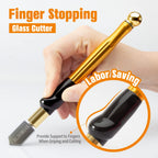 Professional Carbide Tungsten Alloy Handle Glass Cutter Tool with Range 2-20mm Professional Cutter for Thick Glass
