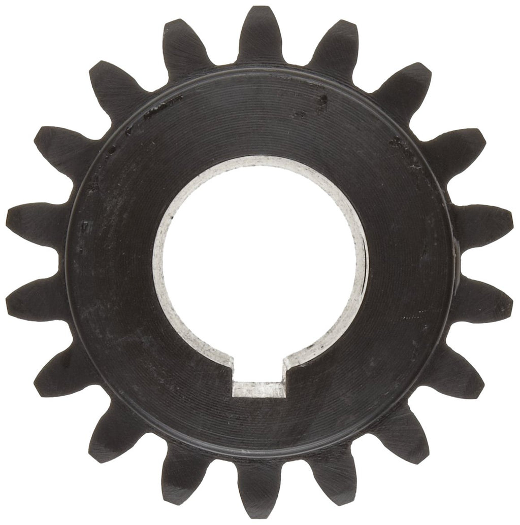 Martin TS2015 Spur Gear, 20° Pressure Angle, High Carbon Steel, Inch, 20 Pitch, 3/8" Bore, 0.85" OD, 0.500" Face Width, 15 Teeth