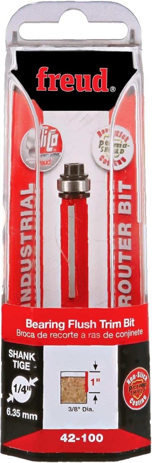 42-100: 3/8" (Dia.) Bearing Flush Trim Bit