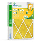 20x30x1 Air Filter 4 Pack, MERV 11 Dust & Pet Dander Defense
