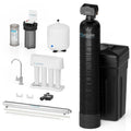 Whole House 48,000 Grain Water Softener with 12 GPM UV Water Sterilizer System - Triple Purpose Pre-Filter - 75 GPD