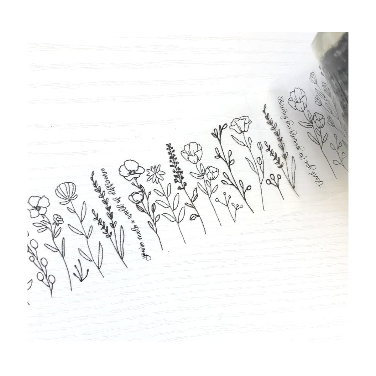 Mailed It Eco-Friendly Packing Tape - Pretty Floral Packaging Tape for Shipping - 2" x 55 Yds (165 Ft) (1)