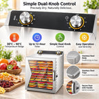 8 Tray Dehydrator, 12 Tray Dehydrator
