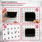 Ultimate 121-Piece Pegboard Hooks Set, Pegboard Accessories with Metal Hooks, Durable Peg Board Organizer