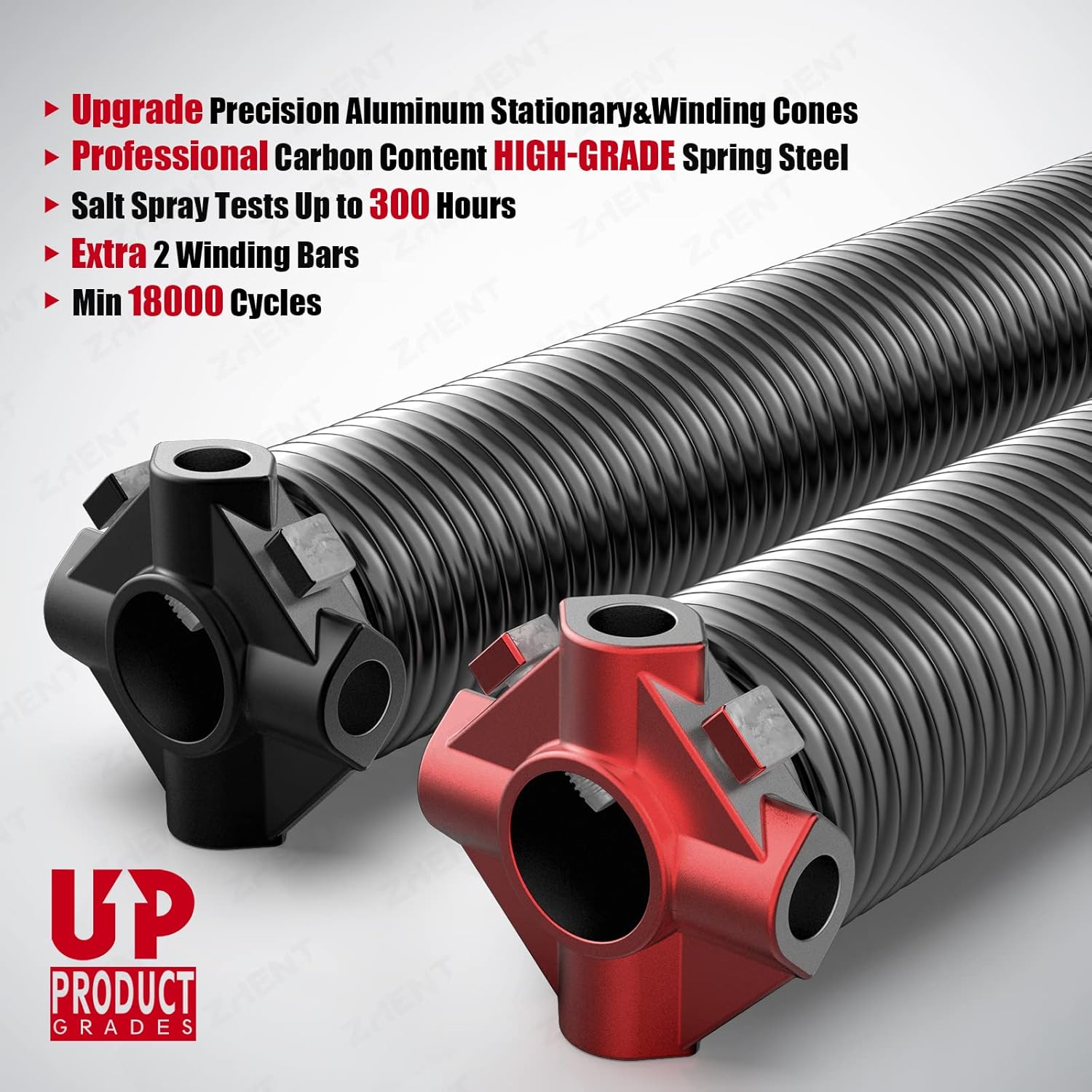 Garage Door Torsion Springs 2" Pair, 0.243X2"X36",Replacement Kit