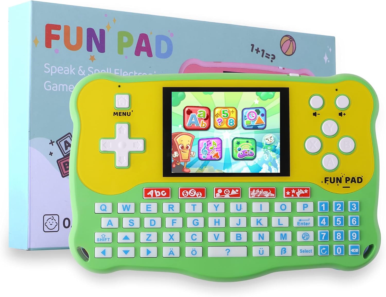 Kids Tablet/Baby Learning Pad with 102 Activities/Toddler Tablet with ABC/Words/Music/Math Interactive Educational