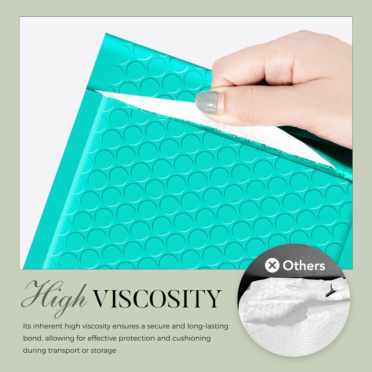 Small Bubble Mailers 4x8 Inch 200 Pack Padded Envelopes Usable Size 4x7 Waterproof Padded Mailers Self Seal Bubble