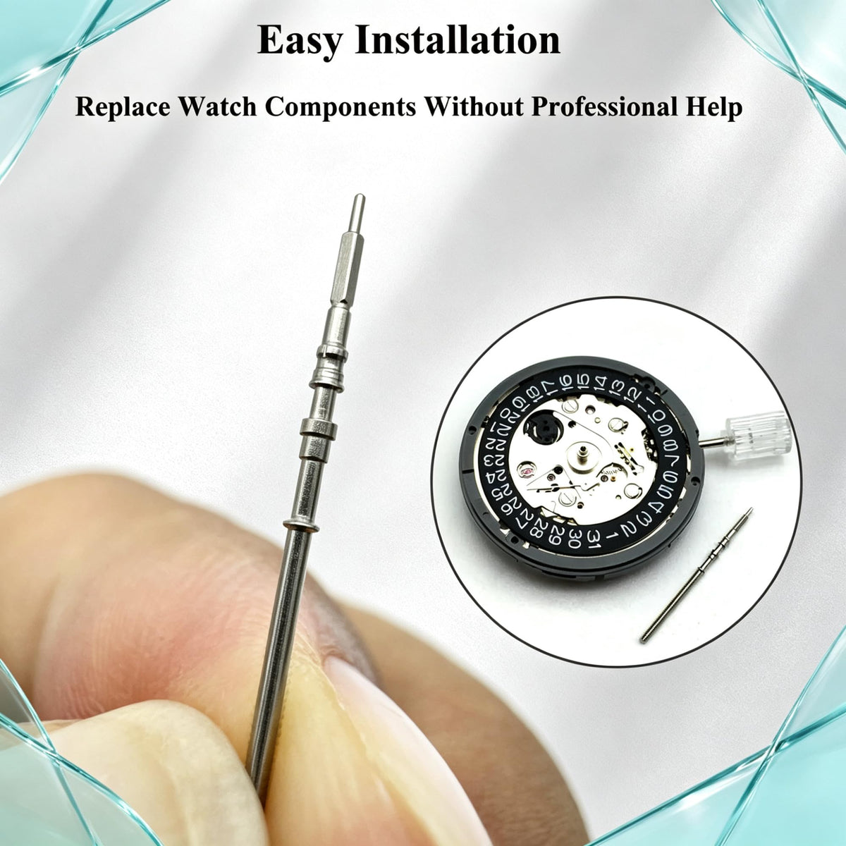 5Pack NH Series Watch Movement Stems Kit