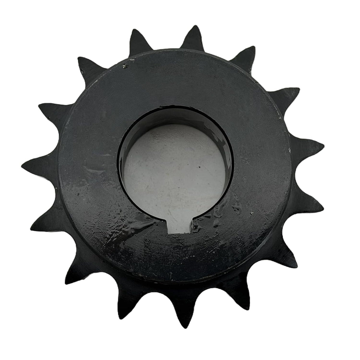 #50 Roller Chain Sprocket Type B 1 1/8 inch Bore 15 Tooth, Hardened Antirust 1045 Steel Drive Sprockets 50B15-1 1/8